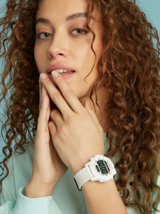 Digitalni Sat Guess Shopping Višebojni Uzorak