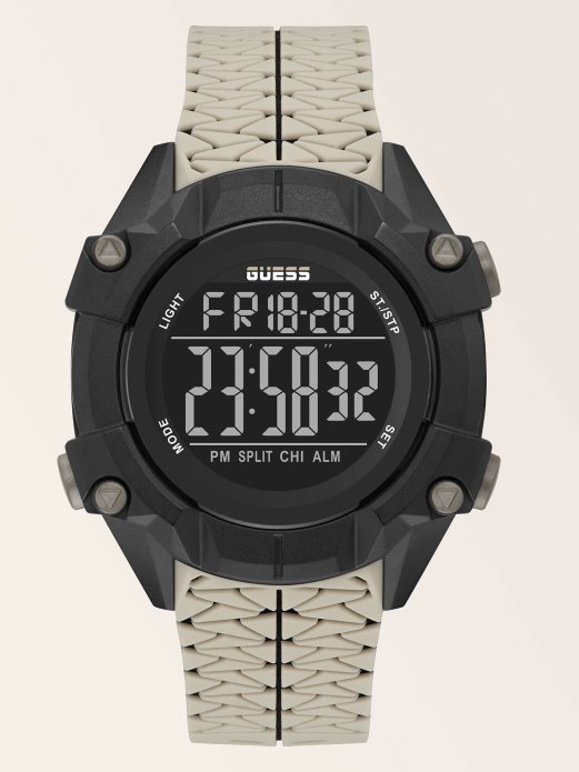 Digitalni Sat Guess Shopping White