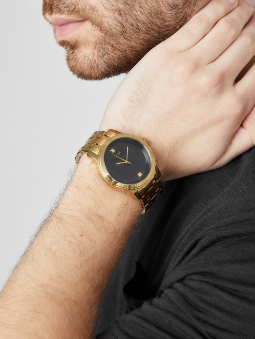 Dijamantni Haljini Sat Crne I Zlatne Boje Bez Nagađanja U Kupnji