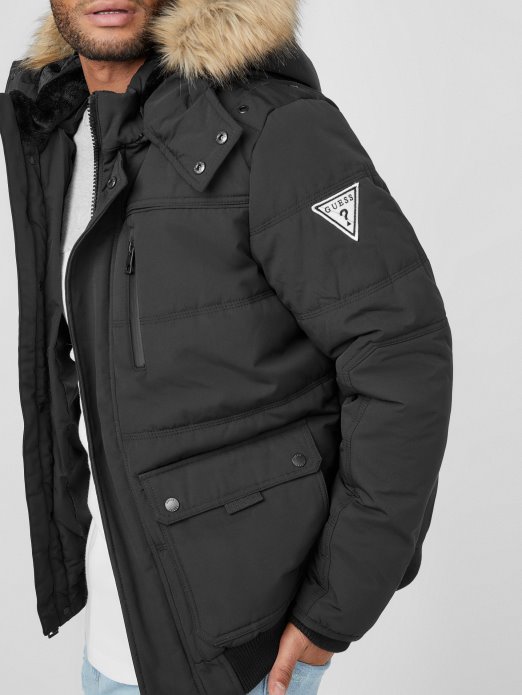 Duncan Jakna Guess Shopping Jet Crna