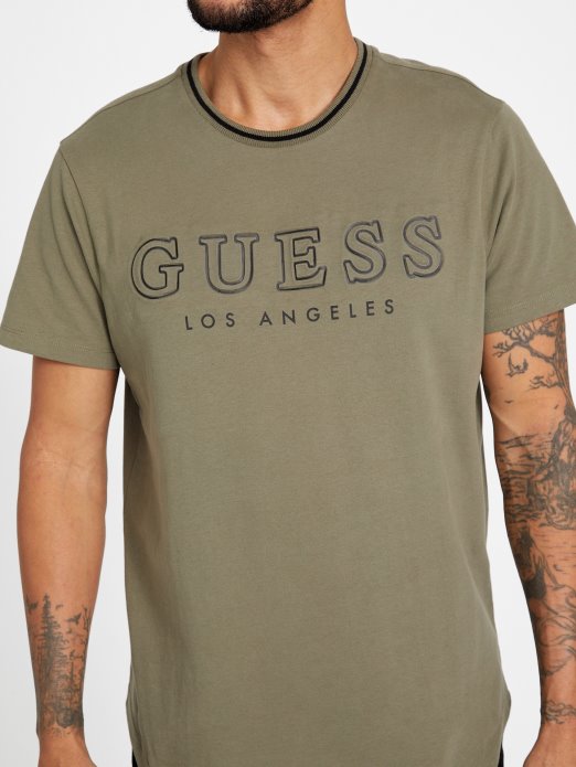 Dusty Oliver Guess Shopping Zade Longline Crewneck Tee