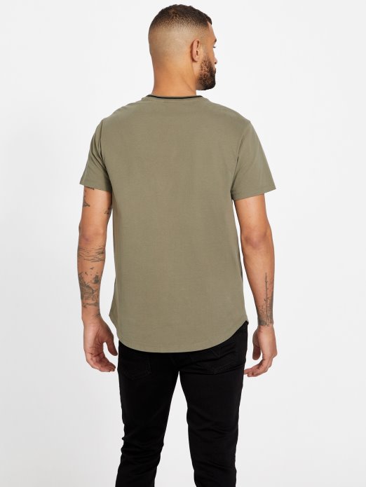 Dusty Oliver Guess Shopping Zade Longline Crewneck Tee