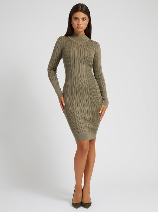 Džemper S Kornjačevim Ovratnikom Guess Shopping Zelena