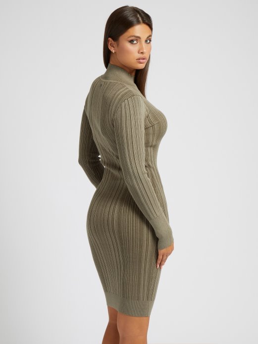 Džemper S Kornjačevim Ovratnikom Guess Shopping Zelena