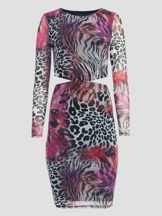 Džoker Print Lainey Printed Dress Guess Shopping
