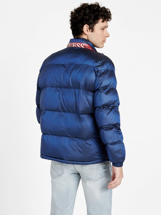 Eco Angelus Color-block Pufer Jakna Guess Shopping Kraljevsko Plava