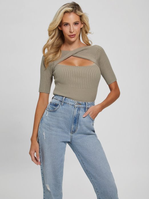 Eco Aysha Reverzibilni Džemper Top Guess Shopping List Kadulje