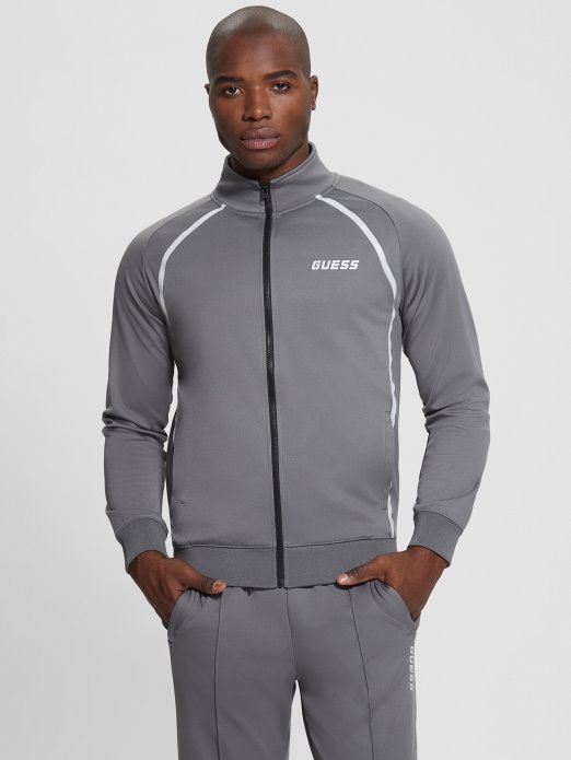 Eco Beamount Majica S Patentnim Zatvaračem Siva čelična Guess Kupnja