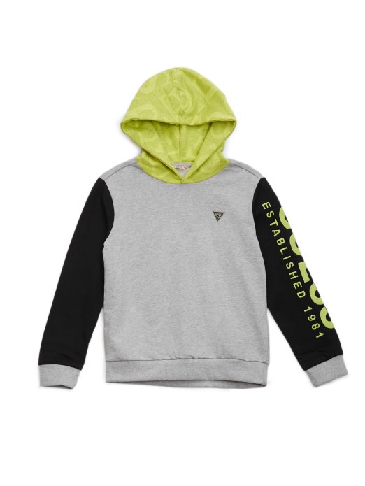 Eco Color-block Hoodie (7-14) Guess Shopping Svijetli Kameni Vrijesak