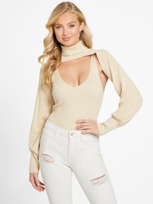 Eco Effie Bolero Džemper Set Pearl Oyster Guess Shopping