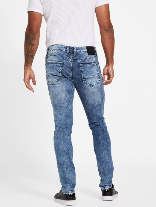 Eco Gasol Moto Uske Traperice Srednje Uništene Guess Shopping