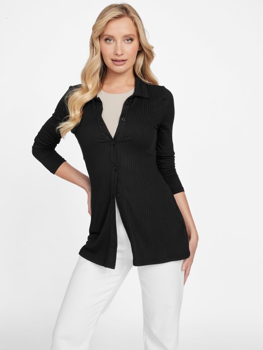 Eco Jannise Top Jet Black Guess Shopping