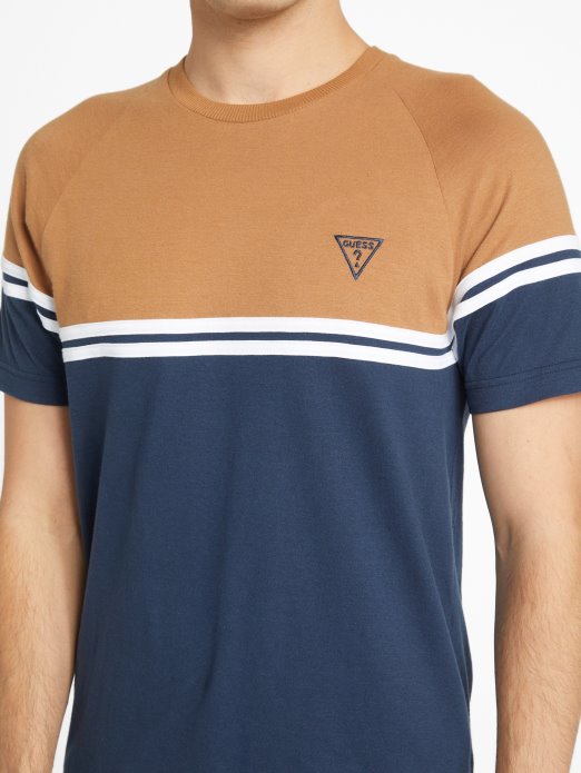 Eco Kido Color-block Tee Coconut Latte Guess Shopping