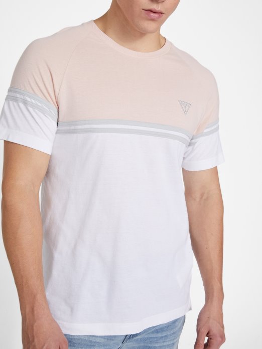 Eco Kido Color-block Tee Vapor Rose Guess Shopping