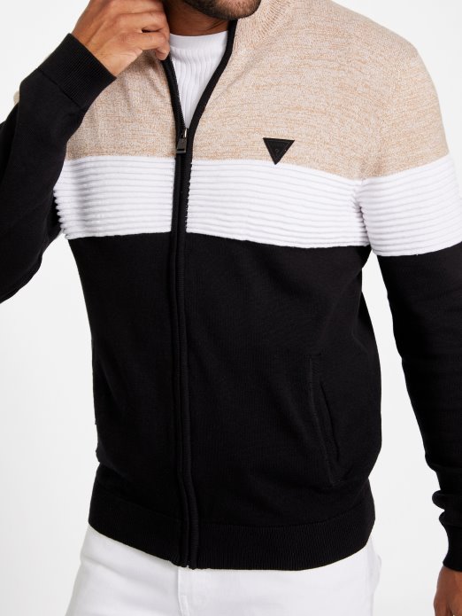 Eco Luke Lažni Džemper S Patentnim Zatvaračem Toasted Taupe Multi Guess Shopping