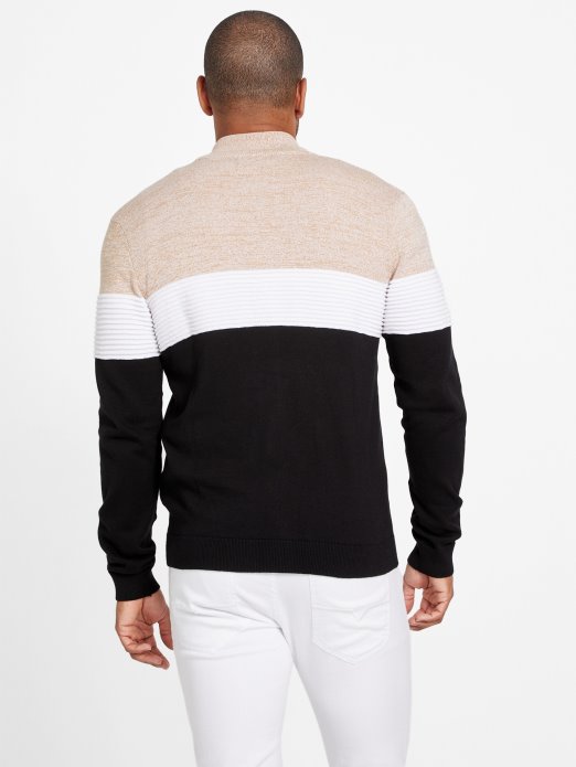 Eco Luke Lažni Džemper S Patentnim Zatvaračem Toasted Taupe Multi Guess Shopping