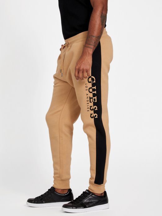 Eco Marcus Logo Joggers Tost Taupe Guess Shopping