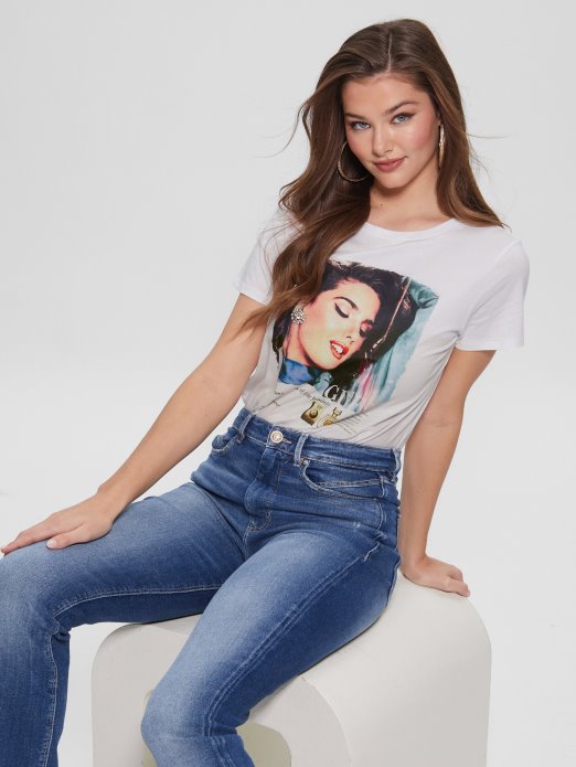 Eco Vintage Magazin Easy Tee čista Bijela Guess Shopping