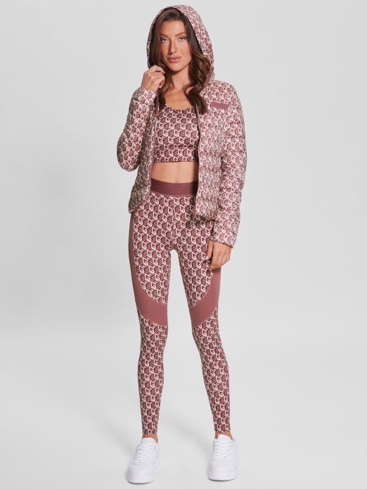 Eireen Puffer Jakna G Cube Red Combo Guess Shopping