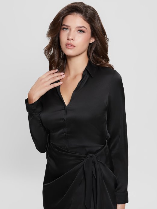 Eko Alya Haljina Jet Crna Guess Shopping