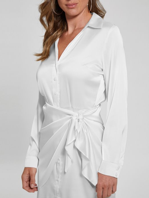 Eko Alya Haljina Krem ​​​​bijela Guess Shopping