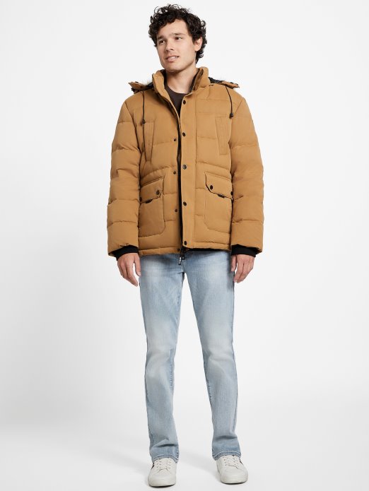 Eko Beasley Down Parka Guess Shopping Tost Taupe