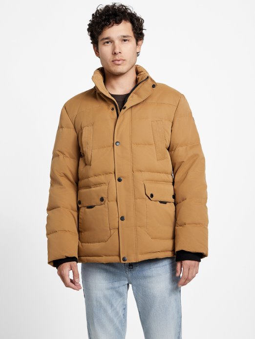 Eko Beasley Down Parka Guess Shopping Tost Taupe
