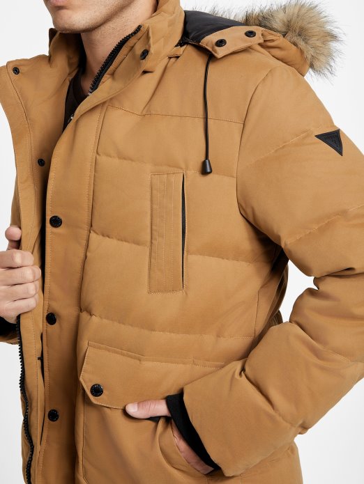 Eko Beasley Down Parka Guess Shopping Tost Taupe