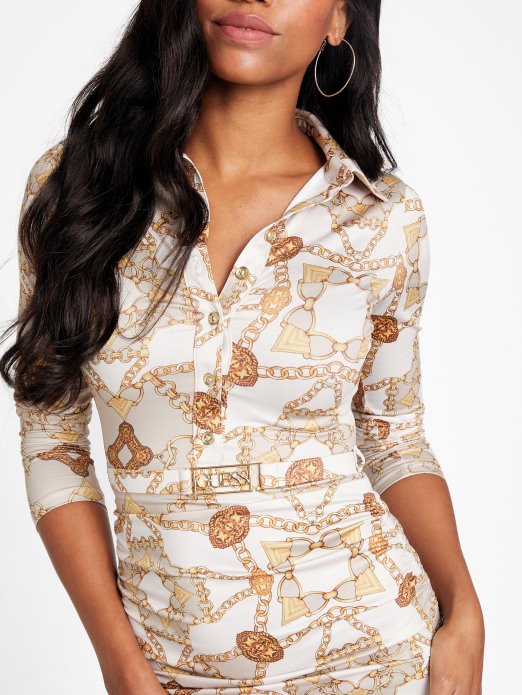 Eko Coco Mini Haljina Guess Shopping Cool Zimski Lanac Print