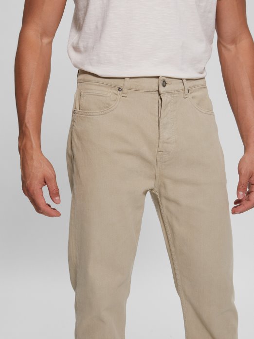 Eko James Uske Tkane Hlače Guess Shopping Pasadena Stone