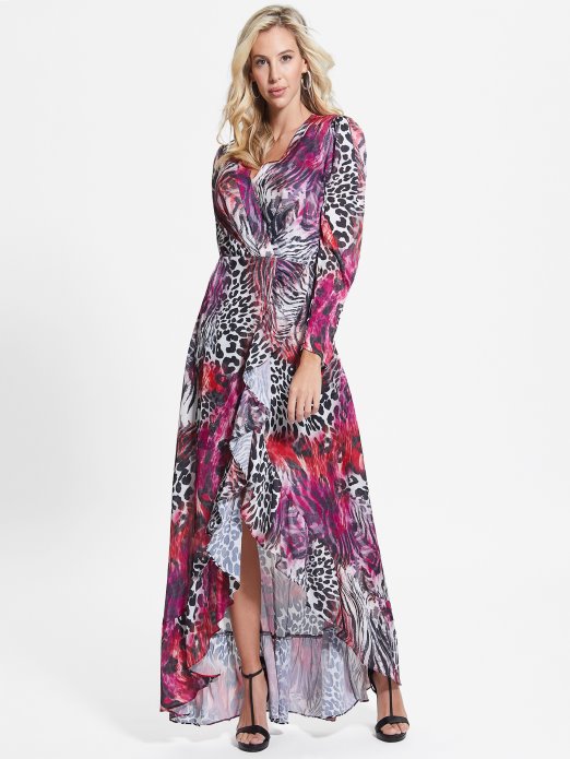 Eko Luana Maxi Haljina S Printom Zamjenskih Znakova Pogodi Kupovanje