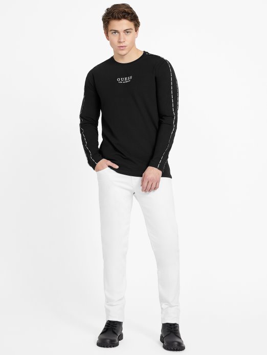 Eko Mat Majica S Okruglim Orezom Guess Shopping Jet Crna