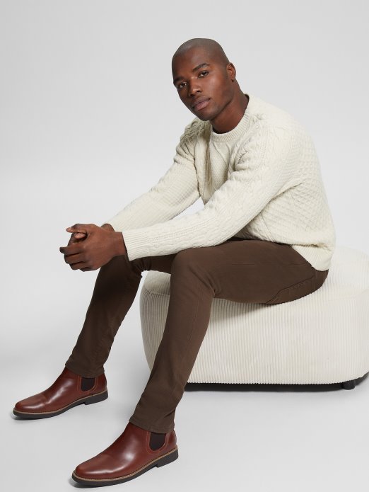 Eko Pleteni Džemper Guess Shopping Ecru Biser