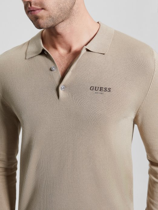 Eko Royce Prugasti Polo Pulover Guess Shopping Impact Siva