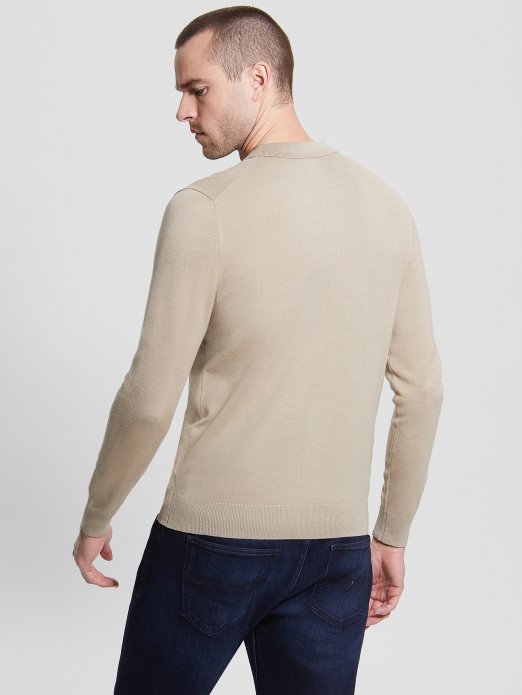 Eko Royce Prugasti Polo Pulover Guess Shopping Impact Siva