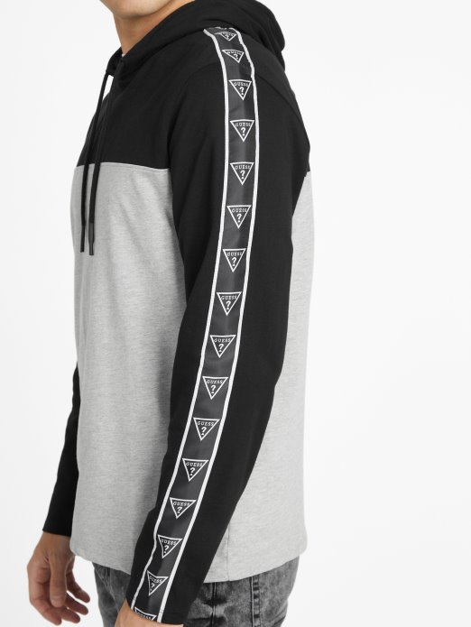 Eko Rudy Majica S Kapuljačom Guess Shopping Svijetlo Vrijesko Siva