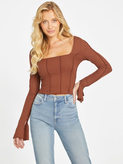 Eko Usra Top Dugih Rukava Guess Shopping Hickory Manor