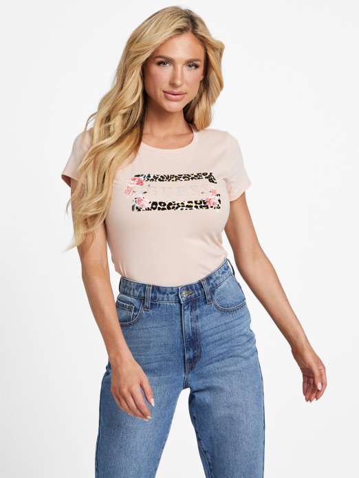 Eko Veleah Tee Vapor Rose Guess Shopping