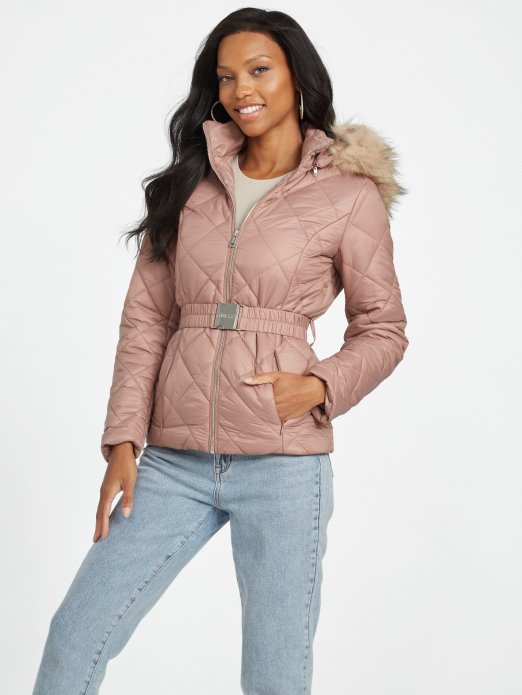 Eko Zaila Puffer Jakna Guess Shopping Pečeni Kesten