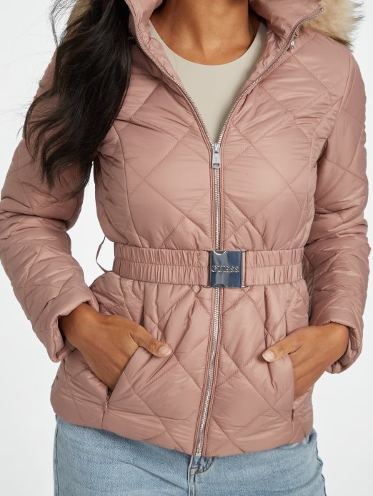 Eko Zaila Puffer Jakna Guess Shopping Pečeni Kesten