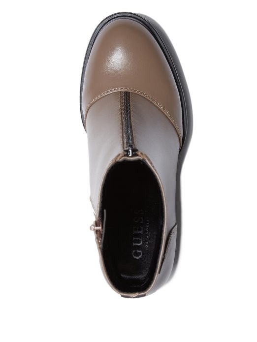 Emberly čizme S Patentnim Zatvaračem Taupe Guess Shopping