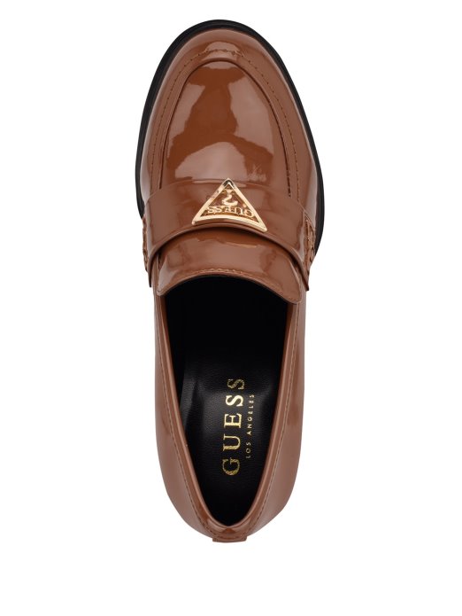 Embers Chunky Mokasnica Guess Shopping Lt Smeđa