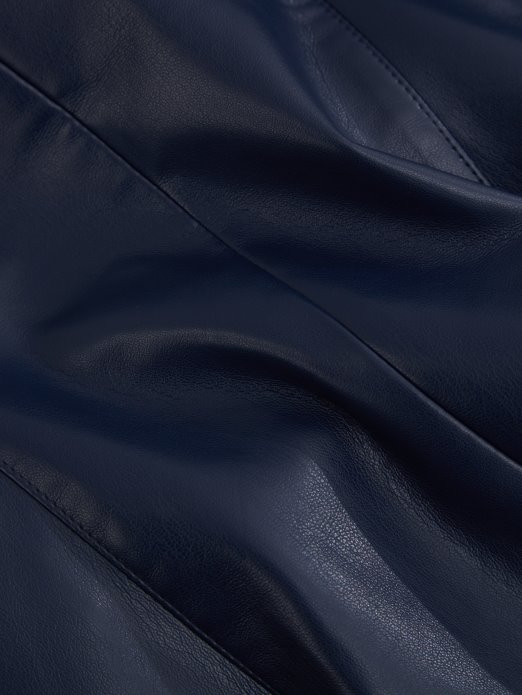 Emelie Blejzer Od Umjetne Kože Pocrnjeno Plava Guess Shopping