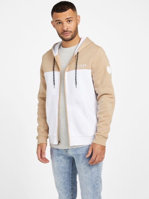 G118 Guess Shopping Thorn Hoodie S Patentnim Zatvaračem U Boji