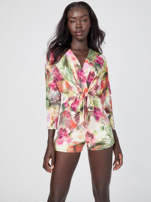 tropical flowers print