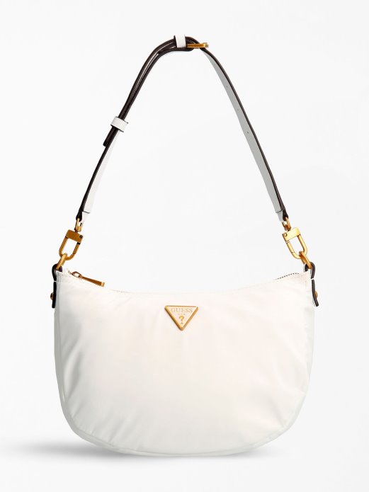 Gemma Eco Hobo Guess Shopping White