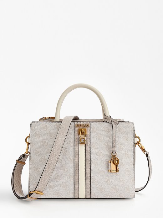 Ginevra 4g Logo Torbica Krem ​​​​​​​​guess Shopping
