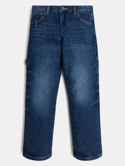 Glaced Indigo Wash Carpenter Jeans (7-14) Guess Shopping