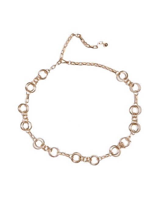 Gladak Srebrni Guess Shopping Zlatni Remen S Lancem