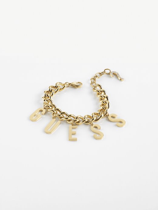 Gold Guess Shopping Los Angeles Narukvica